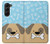S2669 Cute Dog Paws Bones Cartoon Hülle Schutzhülle Taschen für Samsung Galaxy Z Fold 5