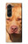 S2903 American Pitbull Dog Hülle Schutzhülle Taschen für Samsung Galaxy Z Fold 5