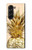 S3490 Gold Pineapple Hülle Schutzhülle Taschen für Samsung Galaxy Z Fold 5
