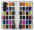 S3956 Watercolor Palette Box Graphic Hülle Schutzhülle Taschen für Samsung Galaxy Z Fold 5