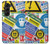 S3960 Safety Signs Sticker Collage Hülle Schutzhülle Taschen für Samsung Galaxy Z Fold 5