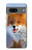 S0417 Fox Hülle Schutzhülle Taschen für Google Pixel 7a S0417 Fox Hülle Schutzhülle Taschen für Google Pixel 7a