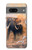 S1292 Dusty Elephant Egrets Hülle Schutzhülle Taschen für Google Pixel 7a
