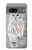 S1566 Snowy Owl White Owl Hülle Schutzhülle Taschen für Google Pixel 7a