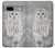 S1566 Snowy Owl White Owl Hülle Schutzhülle Taschen für Google Pixel 7a