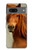 S1595 Beautiful Brown Horse Hülle Schutzhülle Taschen für Google Pixel 7a