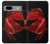 S2092 Red Siamese Fighting Fish Hülle Schutzhülle Taschen für Google Pixel 7a