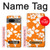 S2245 Hawaiian Hibiscus Orange Pattern Hülle Schutzhülle Taschen für Google Pixel 7a