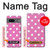 S2358 Pink Polka Dots Hülle Schutzhülle Taschen für Google Pixel 7a