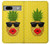 S2443 Funny Pineapple Sunglasses Kiss Hülle Schutzhülle Taschen für Google Pixel 7a