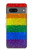 S2683 Rainbow LGBT Pride Flag Hülle Schutzhülle Taschen für Google Pixel 7a