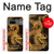 S2804 Chinese Gold Dragon Printed Hülle Schutzhülle Taschen für Google Pixel 7a