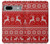 S2835 Christmas Reindeer Knitted Pattern Hülle Schutzhülle Taschen für Google Pixel 7a
