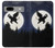 S3323 Flying Elephant Full Moon Night Hülle Schutzhülle Taschen für Google Pixel 7a