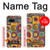 S3409 Squares Concentric Circles Hülle Schutzhülle Taschen für Google Pixel 7a