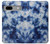 S3439 Fabric Indigo Tie Dye Hülle Schutzhülle Taschen für Google Pixel 7a