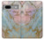 S3717 Rose Gold Blue Pastel Marble Graphic Printed Hülle Schutzhülle Taschen für Google Pixel 7a