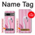 S3805 Flamingo Pink Pastel Hülle Schutzhülle Taschen für Google Pixel 7a