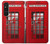 S0058 British Red Telephone Box Hülle Schutzhülle Taschen für Sony Xperia 1 V