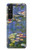 S0997 Claude Monet Water Lilies Hülle Schutzhülle Taschen für Sony Xperia 1 V