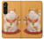 S1217 Maneki Neko Lucky Cat Hülle Schutzhülle Taschen für Sony Xperia 1 V
