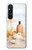 S1425 Seashells on The Beach Hülle Schutzhülle Taschen für Sony Xperia 1 V