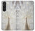 S1980 White Peacock Hülle Schutzhülle Taschen für Sony Xperia 1 V