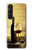 S2042 A Grape Vineyard Grapes Bottle Red Wine Hülle Schutzhülle Taschen für Sony Xperia 1 V