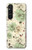 S2179 Flower Floral Vintage Art Pattern Hülle Schutzhülle Taschen für Sony Xperia 1 V