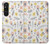 S2354 Pastel Flowers Pattern Hülle Schutzhülle Taschen für Sony Xperia 1 V