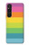S2363 Rainbow Pattern Hülle Schutzhülle Taschen für Sony Xperia 1 V