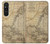S2506 Exploration North America Map Hülle Schutzhülle Taschen für Sony Xperia 1 V