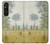S2682 Claude Monet Fields In Spring Hülle Schutzhülle Taschen für Sony Xperia 1 V