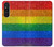 S2683 Rainbow LGBT Pride Flag Hülle Schutzhülle Taschen für Sony Xperia 1 V