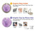 S2690 Amethyst Crystals Graphic Printed Hülle Schutzhülle Taschen für Sony Xperia 1 V