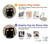 S2826 Cute Cartoon Unsleep Black Sheep Hülle Schutzhülle Taschen für Sony Xperia 1 V