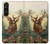S2841 Vintage Reindeer Christmas Hülle Schutzhülle Taschen für Sony Xperia 1 V