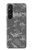 S2867 Army White Digital Camo Hülle Schutzhülle Taschen für Sony Xperia 1 V