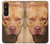 S2903 American Pitbull Dog Hülle Schutzhülle Taschen für Sony Xperia 1 V