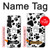S2904 Dog Paw Prints Hülle Schutzhülle Taschen für Sony Xperia 1 V