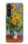 S2937 Claude Monet Bouquet of Sunflowers Hülle Schutzhülle Taschen für Sony Xperia 1 V