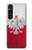 S3005 Poland Football Soccer Hülle Schutzhülle Taschen für Sony Xperia 1 V