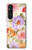 S3035 Sweet Flower Painting Hülle Schutzhülle Taschen für Sony Xperia 1 V