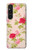 S3037 Pretty Rose Cottage Flora Hülle Schutzhülle Taschen für Sony Xperia 1 V