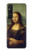 S3038 Mona Lisa Da Vinci Painting Hülle Schutzhülle Taschen für Sony Xperia 1 V