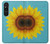 S3039 Vintage Sunflower Blue Hülle Schutzhülle Taschen für Sony Xperia 1 V