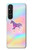 S3203 Rainbow Unicorn Hülle Schutzhülle Taschen für Sony Xperia 1 V