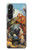 S3331 Peter Paul Rubens Tiger und Lowenjagd Hülle Schutzhülle Taschen für Sony Xperia 1 V