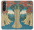 S3348 Utagawa Hiroshige The Monkey Bridge Hülle Schutzhülle Taschen für Sony Xperia 1 V