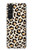 S3374 Fashionable Leopard Seamless Pattern Hülle Schutzhülle Taschen für Sony Xperia 1 V